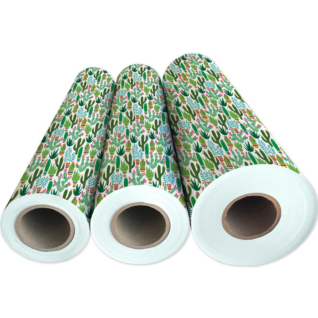 B224g Cactus Gift Wrapping Paper 3 Reams 