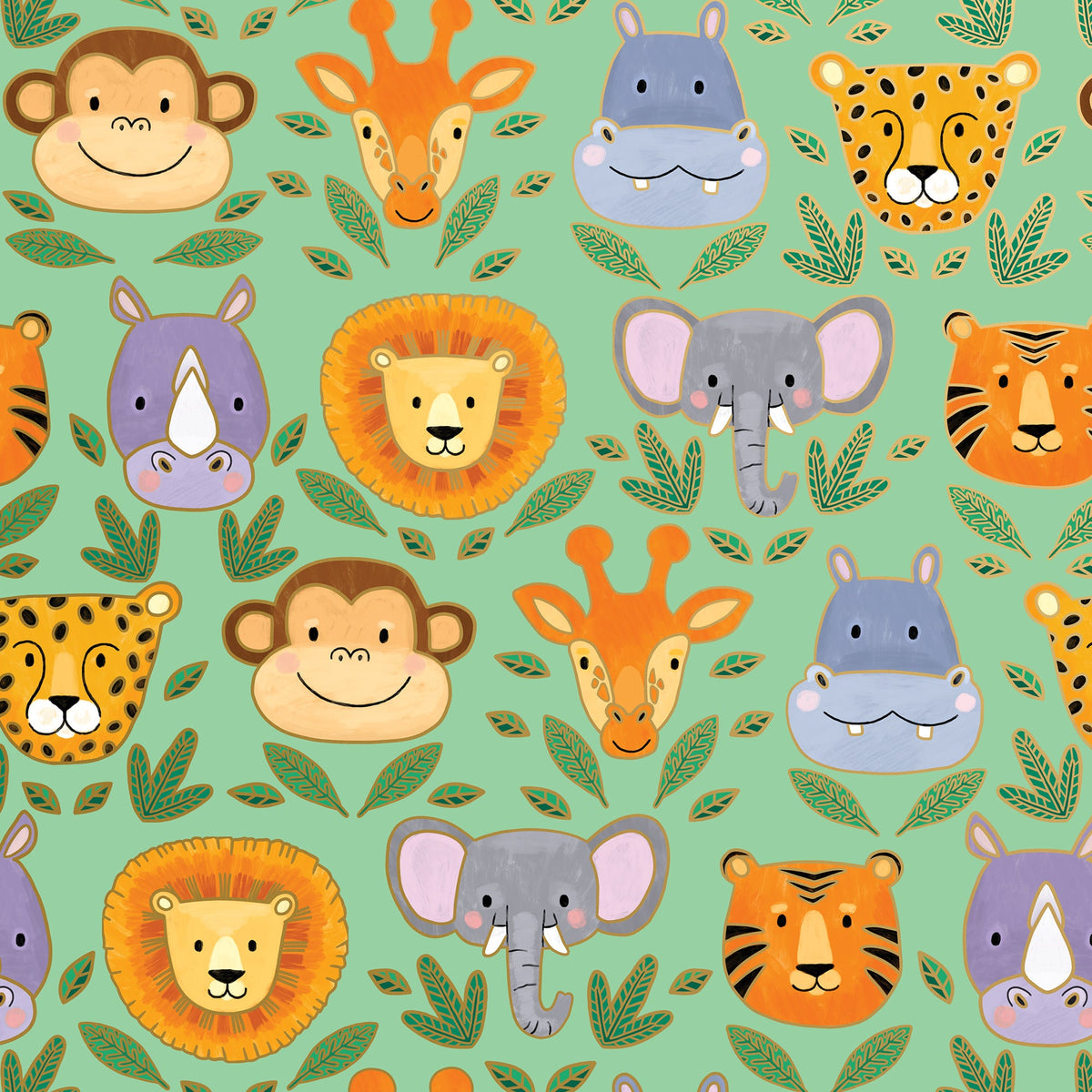 Jungle Animals Baby Gift Wrap – Present Paper