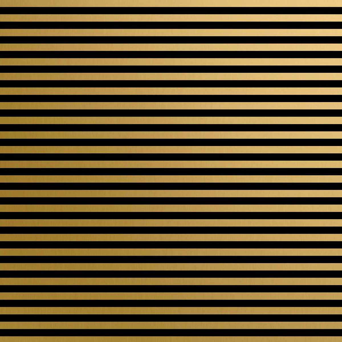 Black & Gold Stripes Gift Wrap 1/4 Ream 208 ft x 24 in