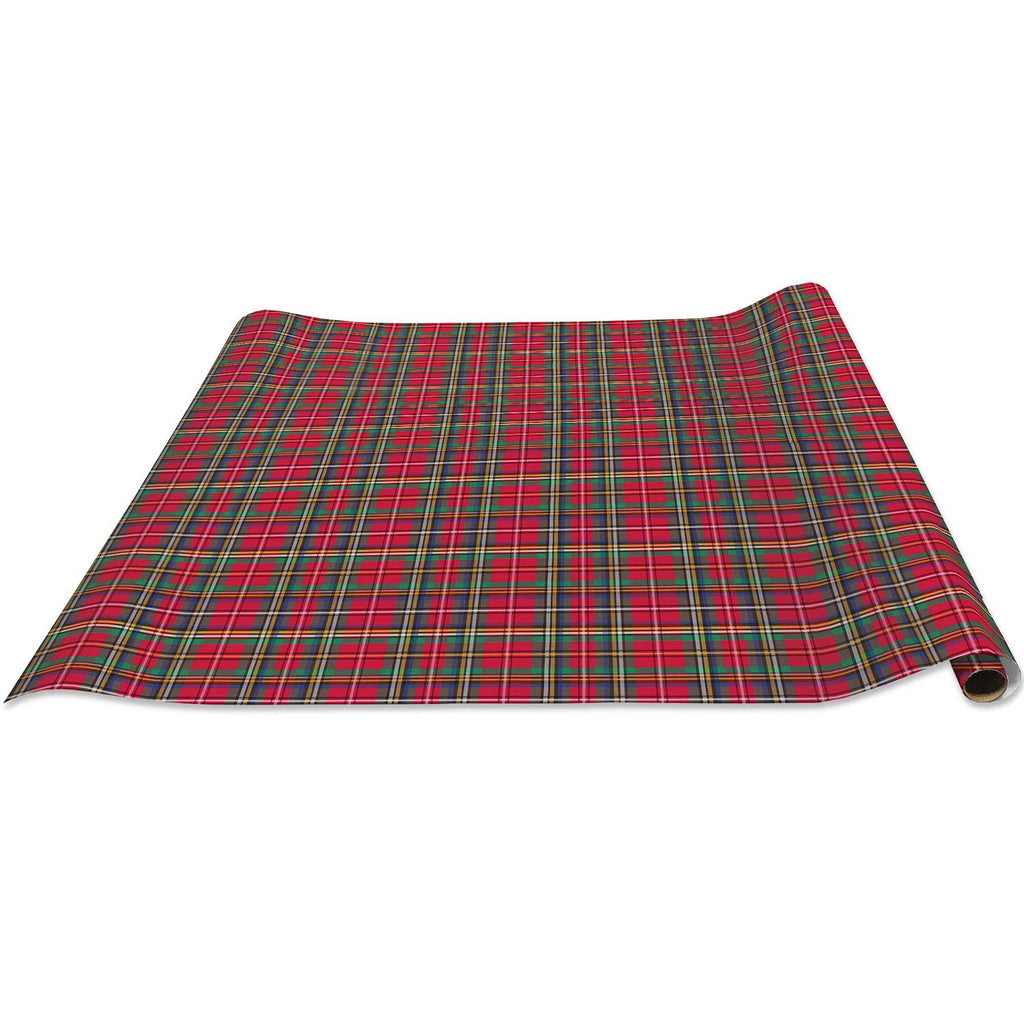 B659d Colorful Plaid Gift Wrapping Paper Regular Roll 