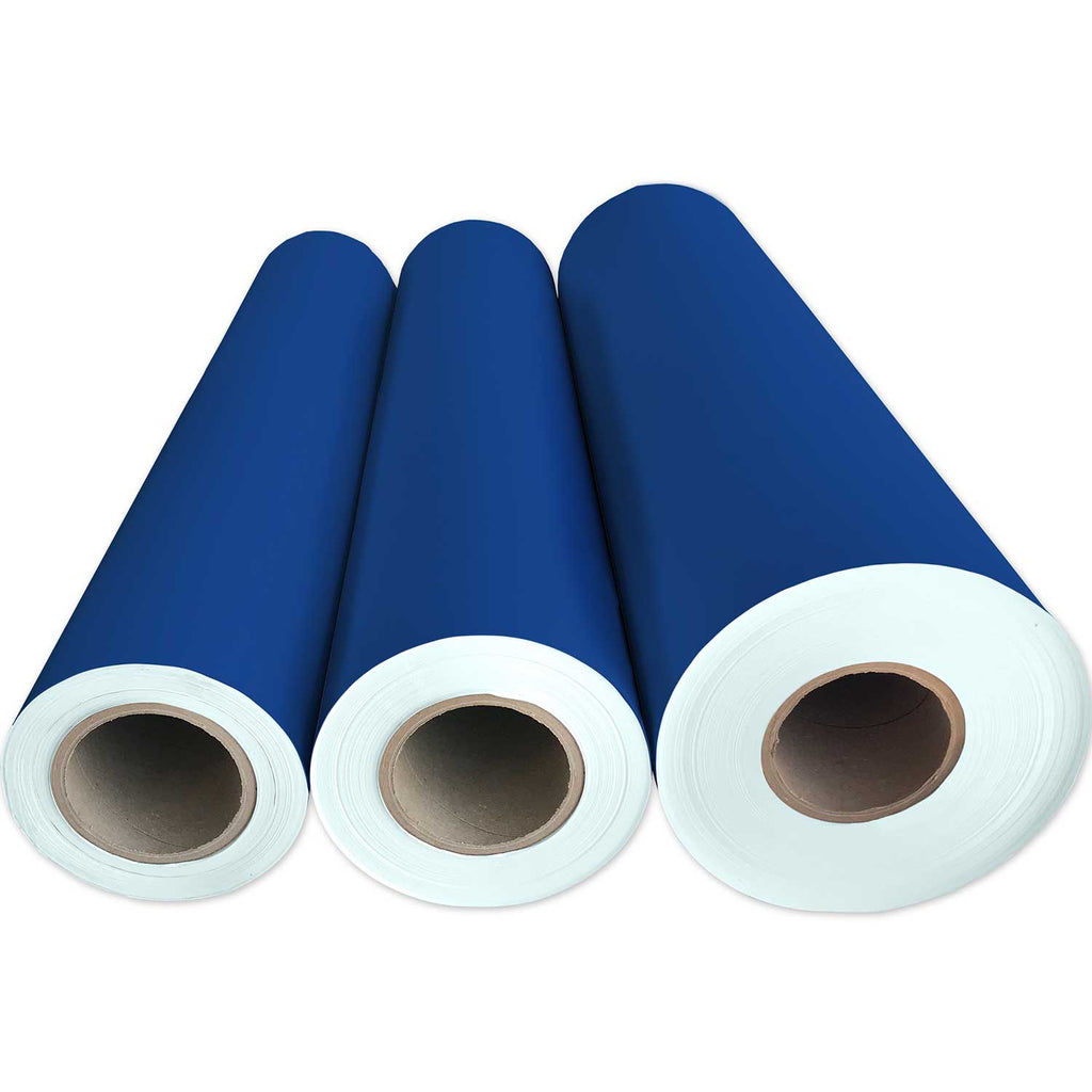 B916Mg Solid Royal Blue Gift Wrapping Paper 3 Reams 