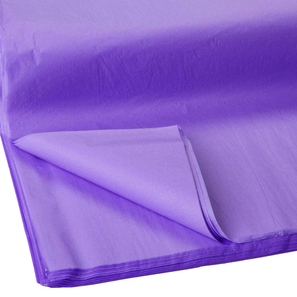 BFT03a Solid Color Purple Tissue Paper Swatch