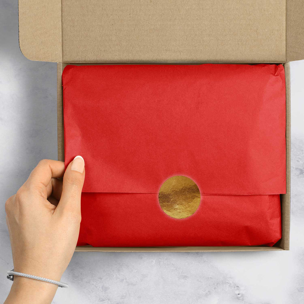 BFT09e Solid Color Red Tissue Paper Packaging