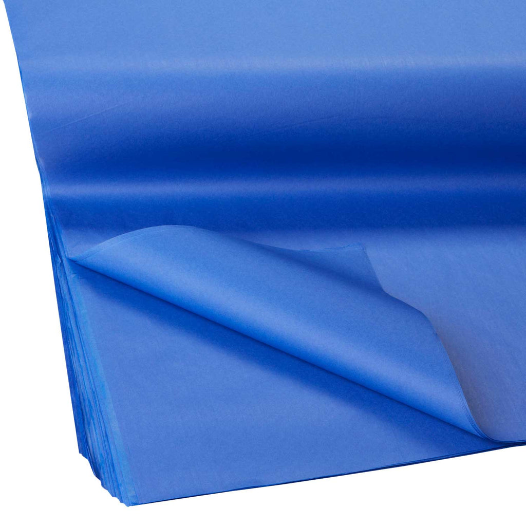 BFT16a Solid Color Royal Blue Tissue Paper Swatch