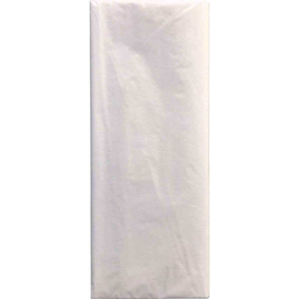 BFT24c Solid Color White Tissue Paper Folded Pack