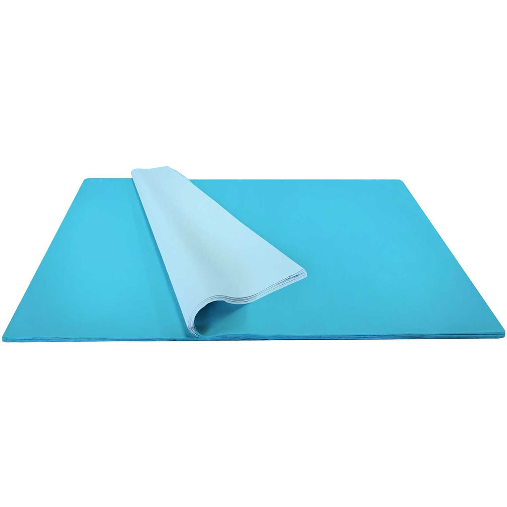 BFT39b Solid Color Turquoise Tissue Paper Bulk