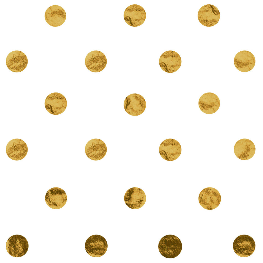 BHD15a Gold Hot Dots Foil Tissue Paper Swatch