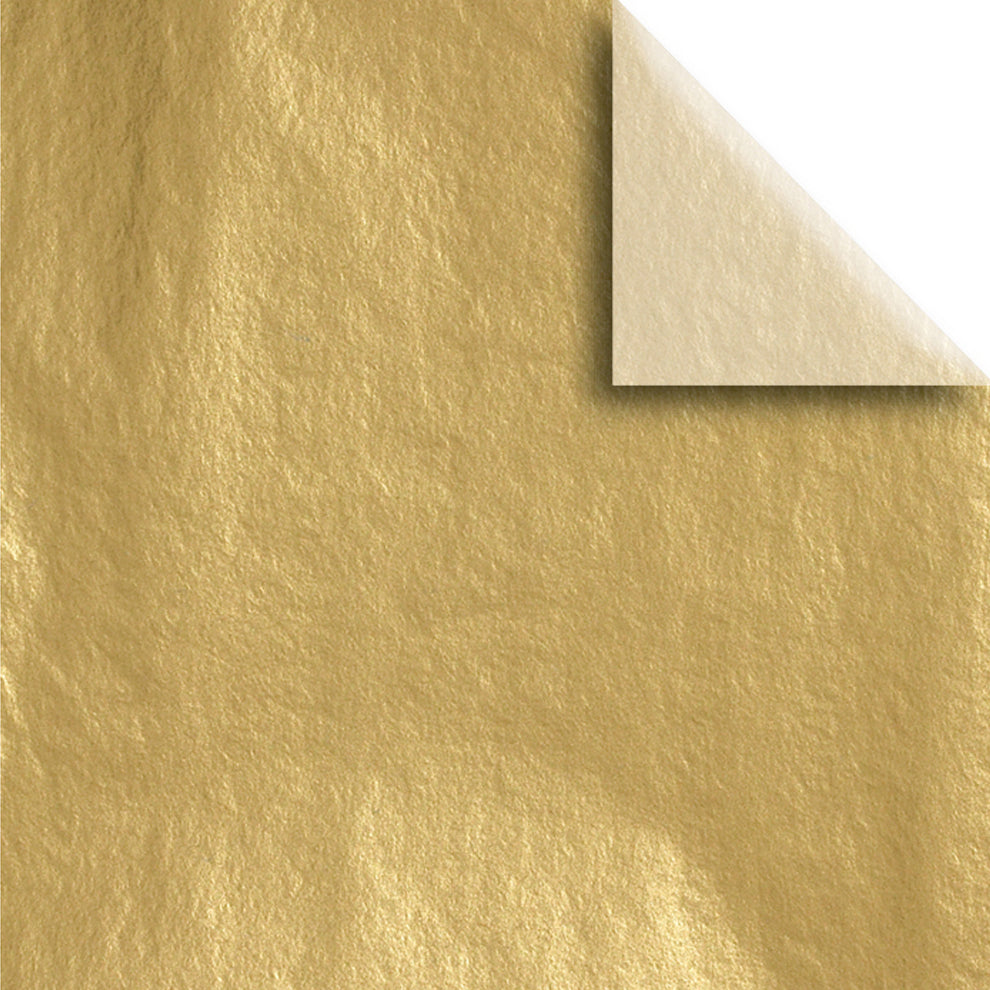 BMM15a Gold Metallic Matte Tissue Paper Swatch