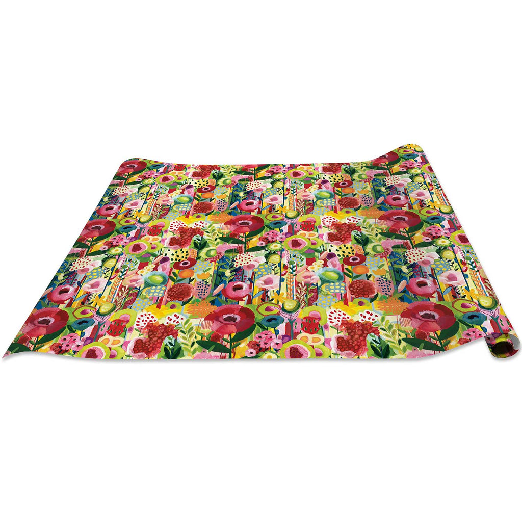 B140d Floral Collage Gift Wrapping Paper Regular Roll 