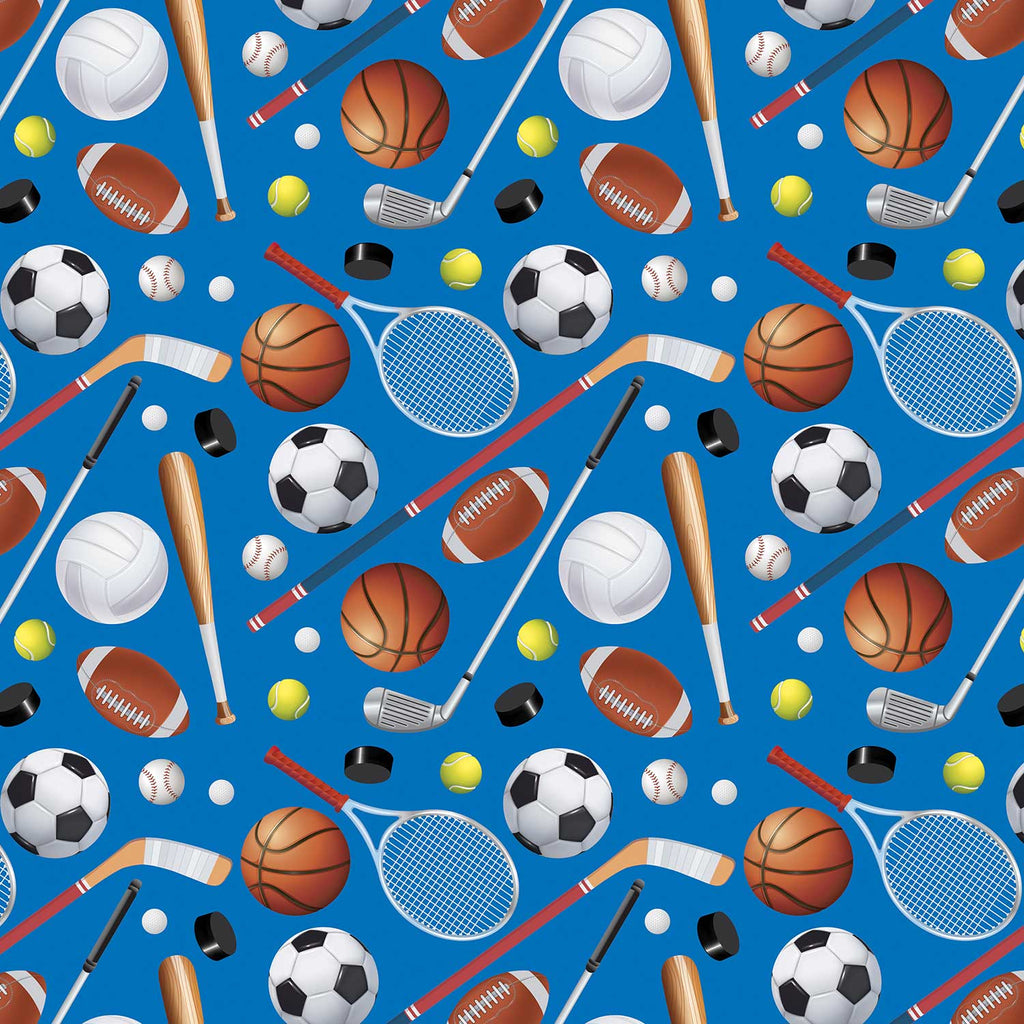 B154a Sports Gift Wrapping Paper Swatch 