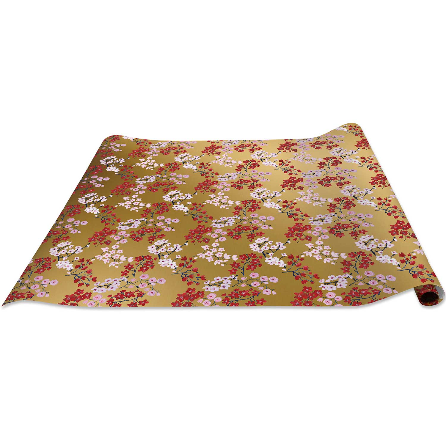 Drifting Blossoms Floral Gift Wrap Full Ream 833 ft x 24 in