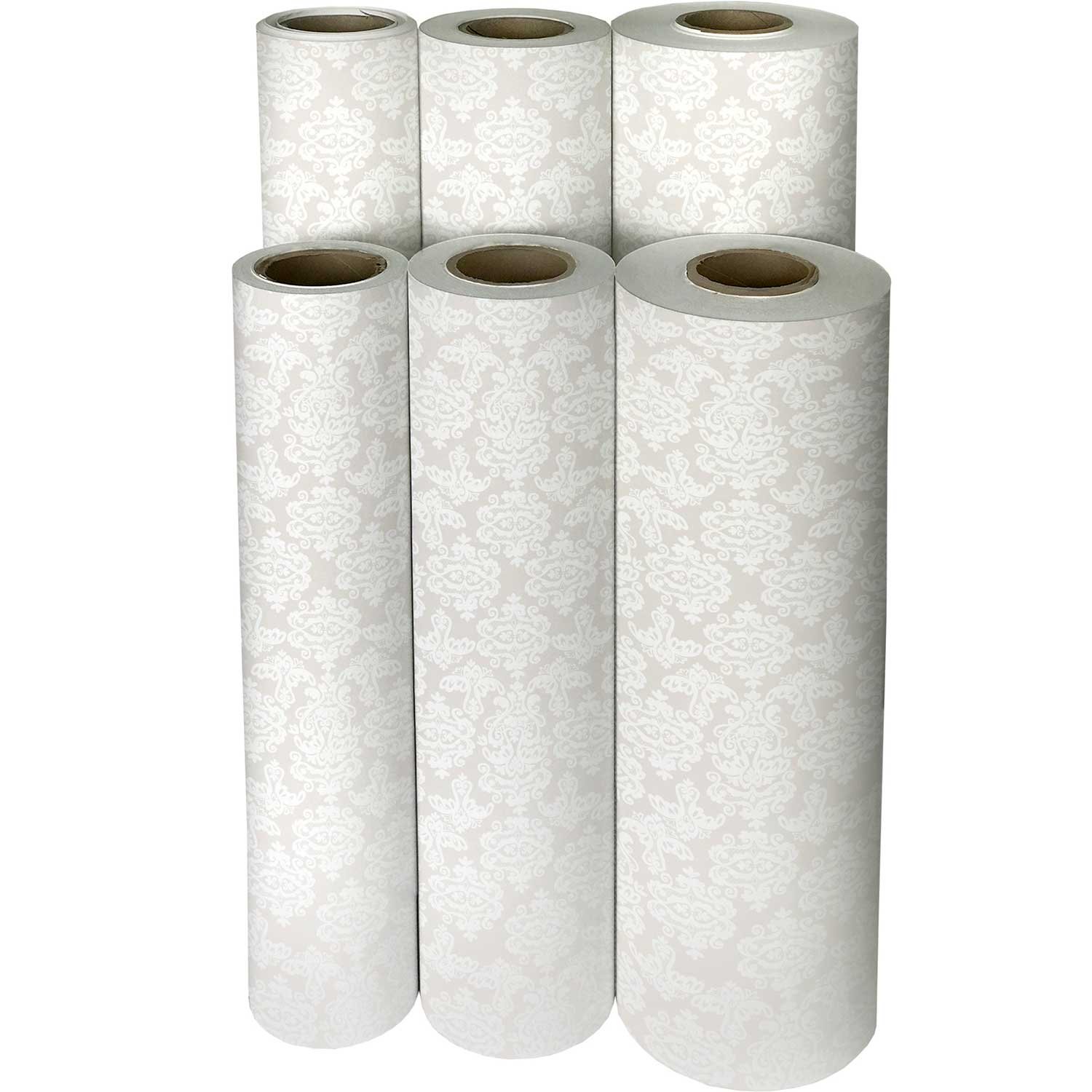 Feather Damask — Rich Plus Gift Wrapping Paper Wholesale