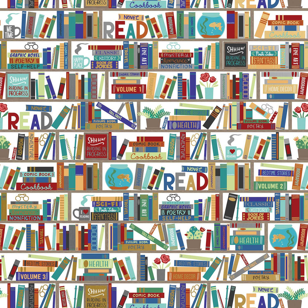 B306a Books Gift Wrapping Paper Swatch 
