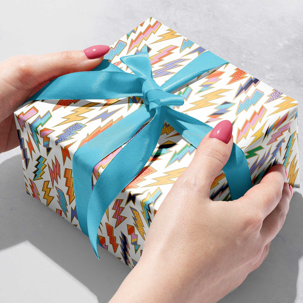 B317b Lightning Gift Wrapping Paper Gift Box 