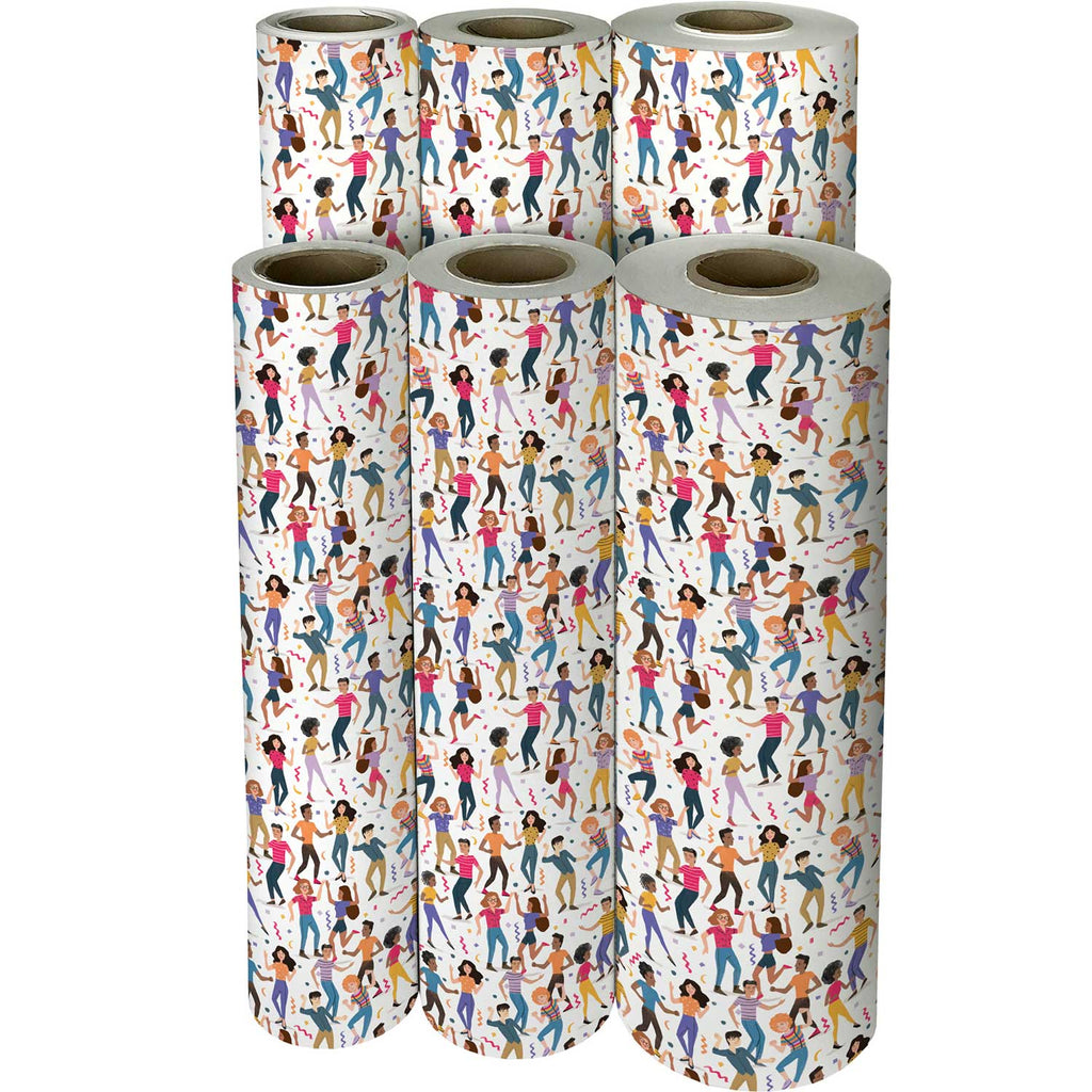B319f Dance Party Gift Wrapping Paper Reams 