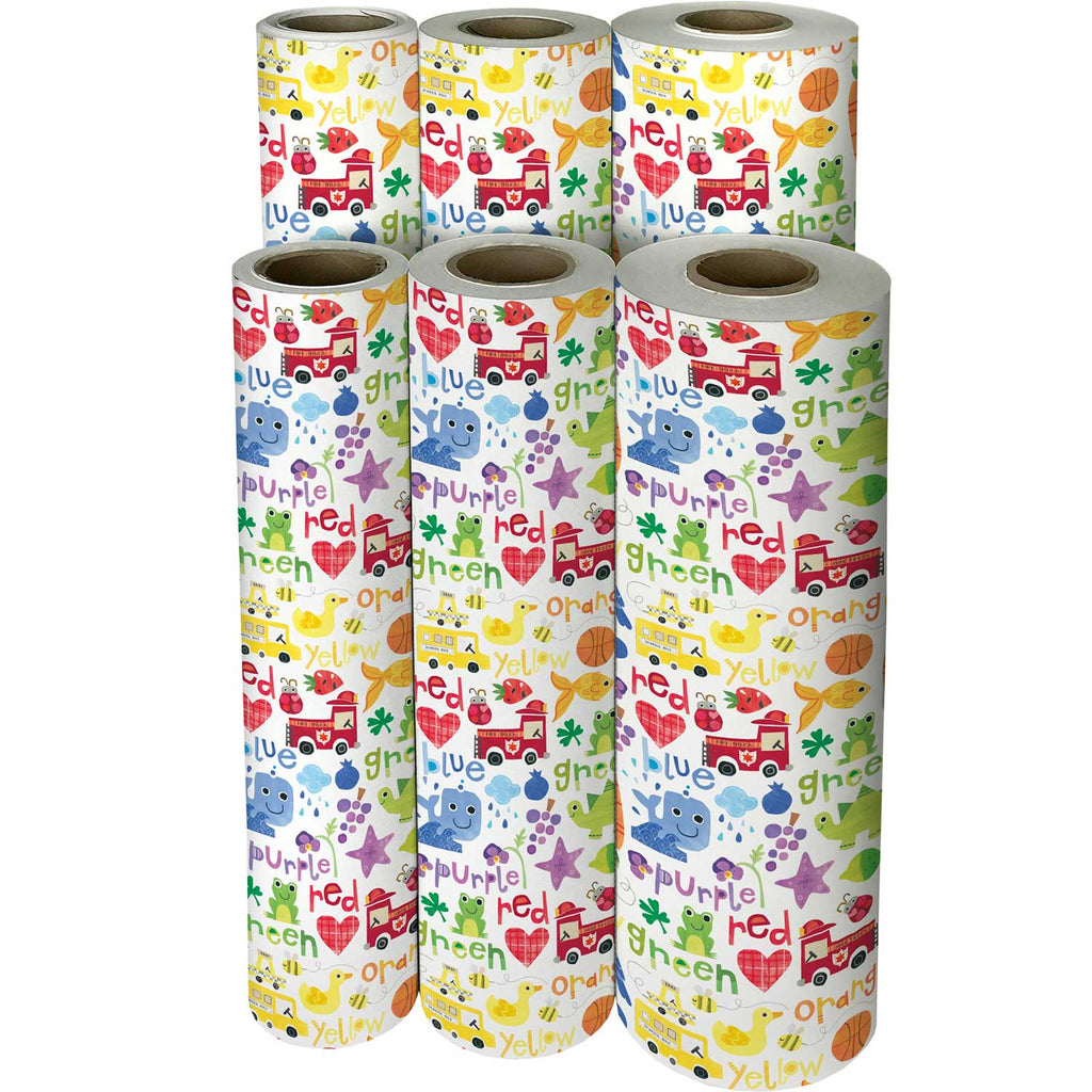 B322f Colors Kids Gift Wrapping Paper Reams 