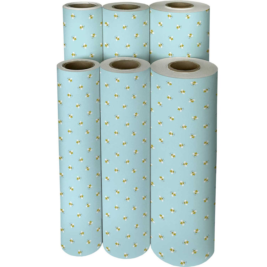 B326f Honey Bees Baby Gift Wrapping Paper Reams 
