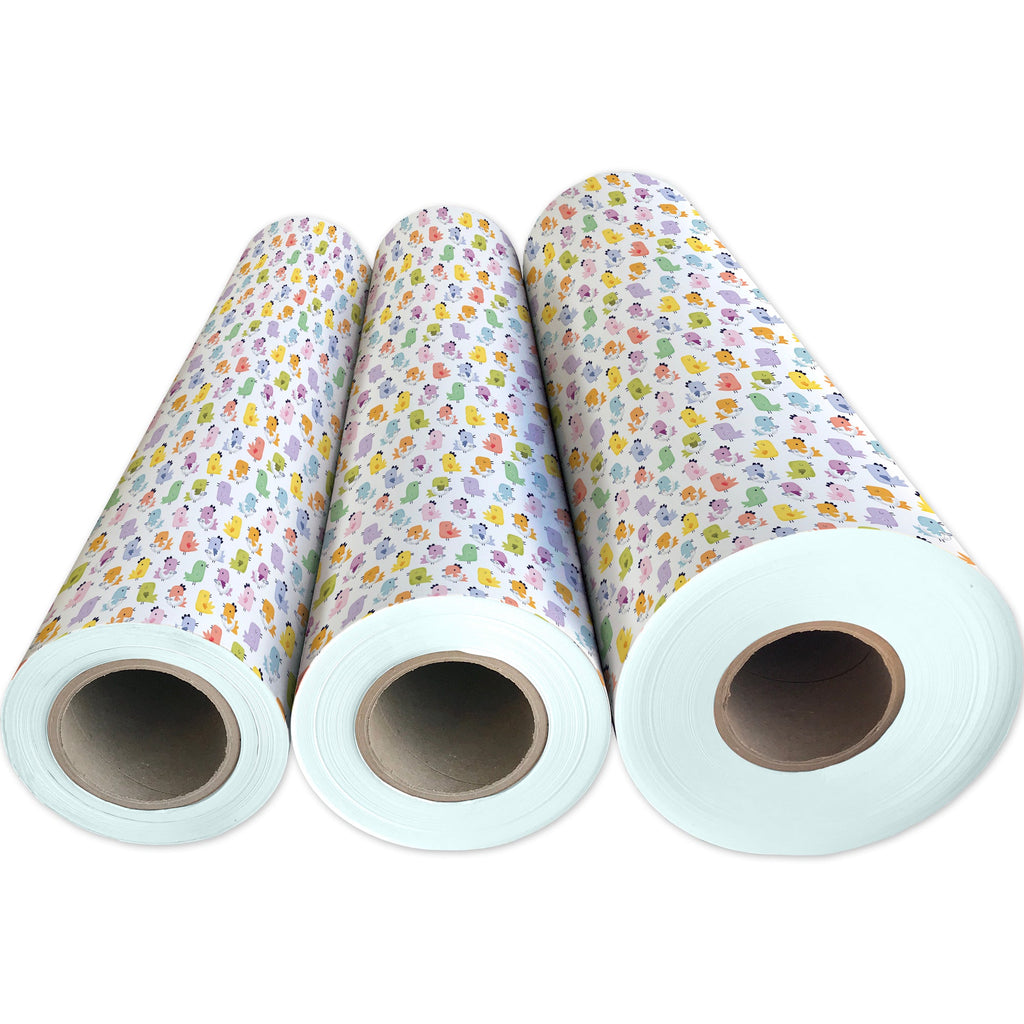 Baby Chicks Baby Gift Wrapping Paper 3 Reams 