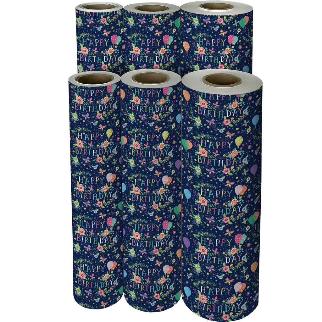 Beautiful Birthday Gift Wrapping Paper Reams 