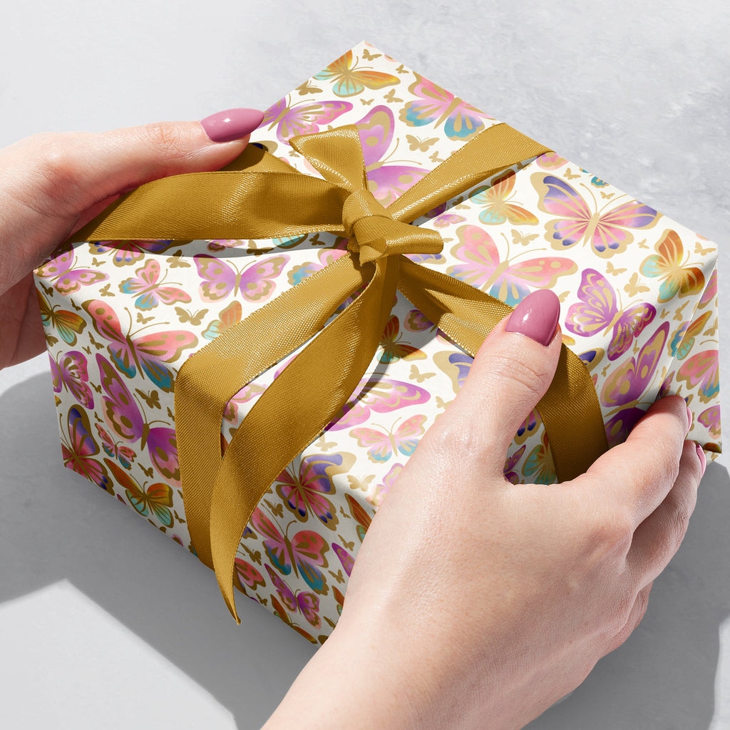 Beautiful Butterflies Gift Wrapping Paper Gift Box 