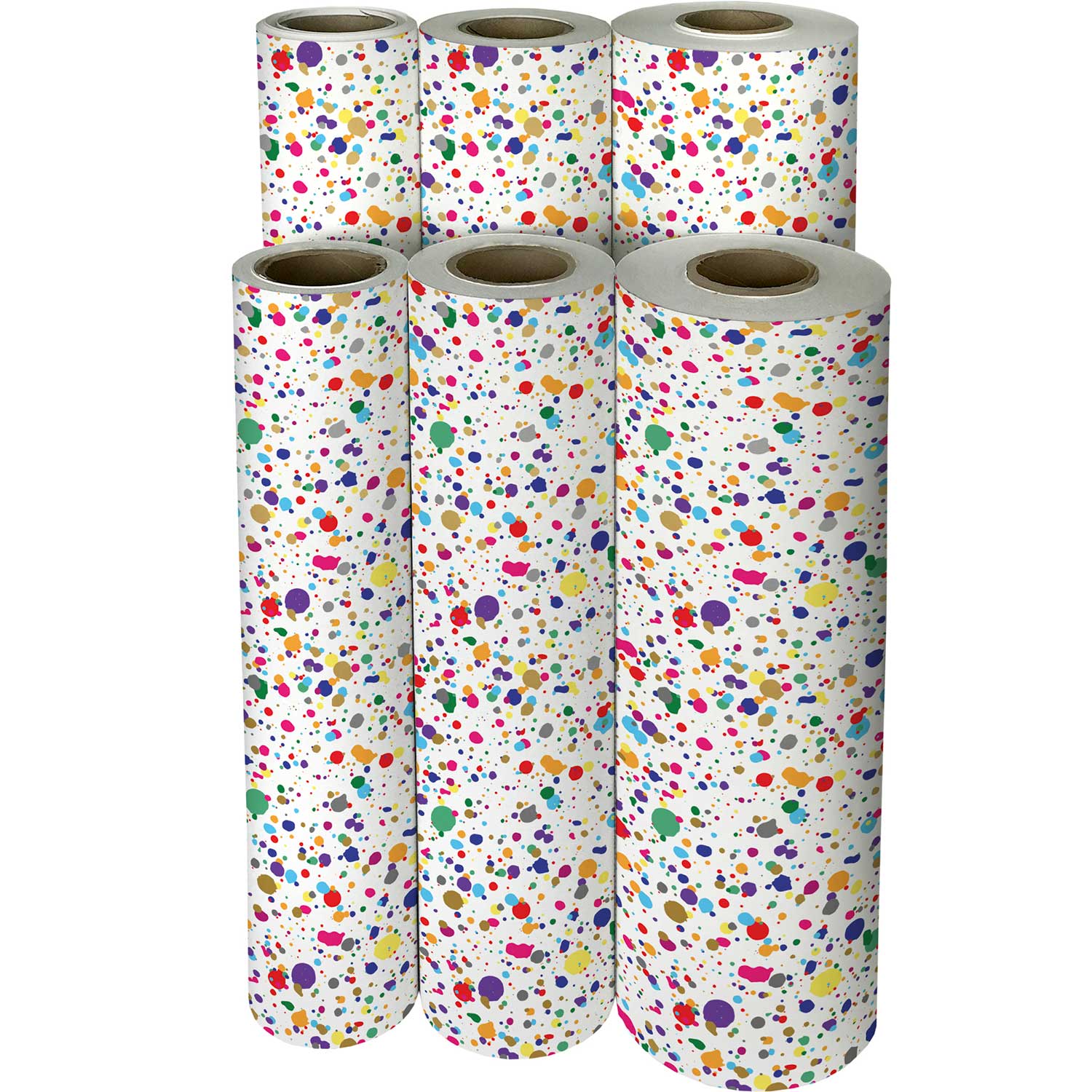 Rainbow Reflections Glitter Tissue Paper Sheets Gift Wrap Wrapping