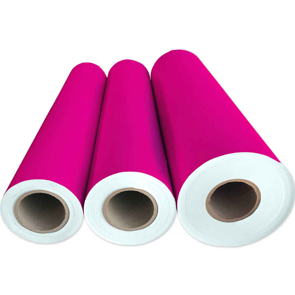 B910Mg Solid Magenta Gift Wrapping Paper 3 Reams 