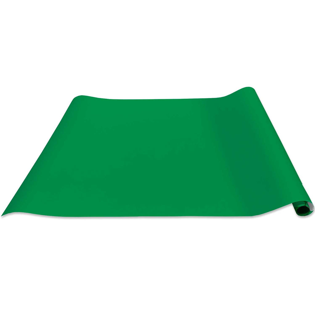 B913Md Solid Green Gift Wrapping Paper Regular Roll 