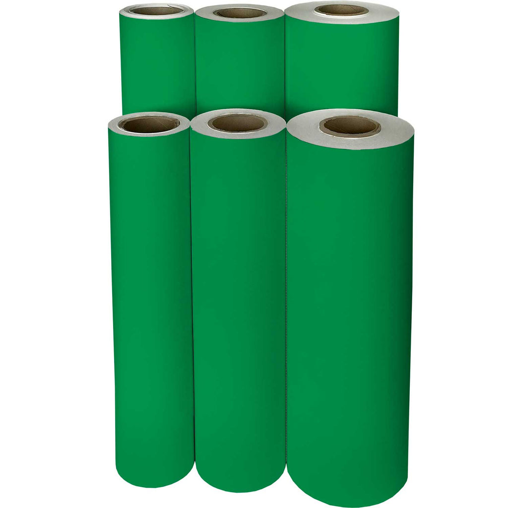 B913Mf Solid Green Gift Wrapping Paper Reams 