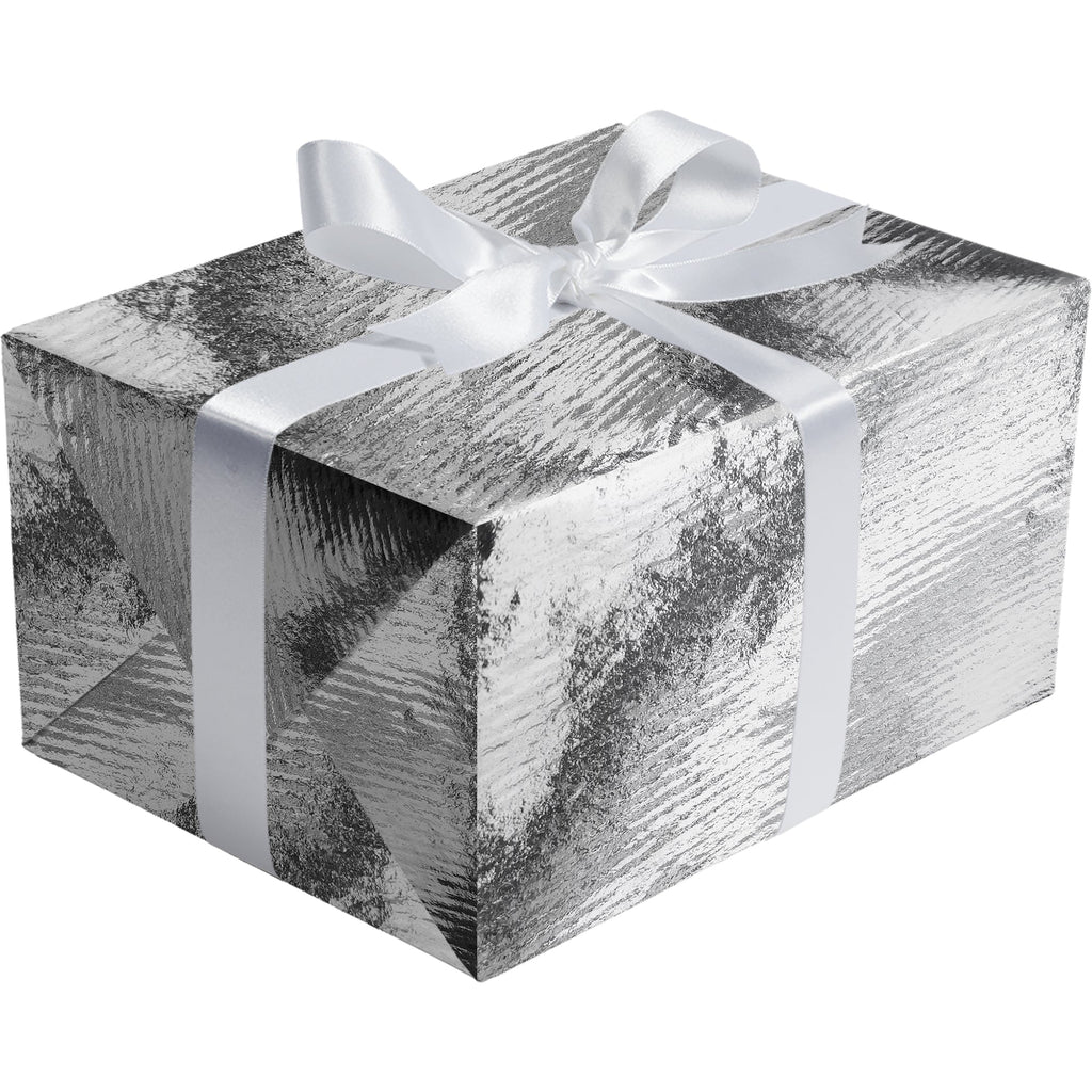 Metallic Silver Gift Wrap | Present Paper, 1/2 Ream 417 ft x 30 in