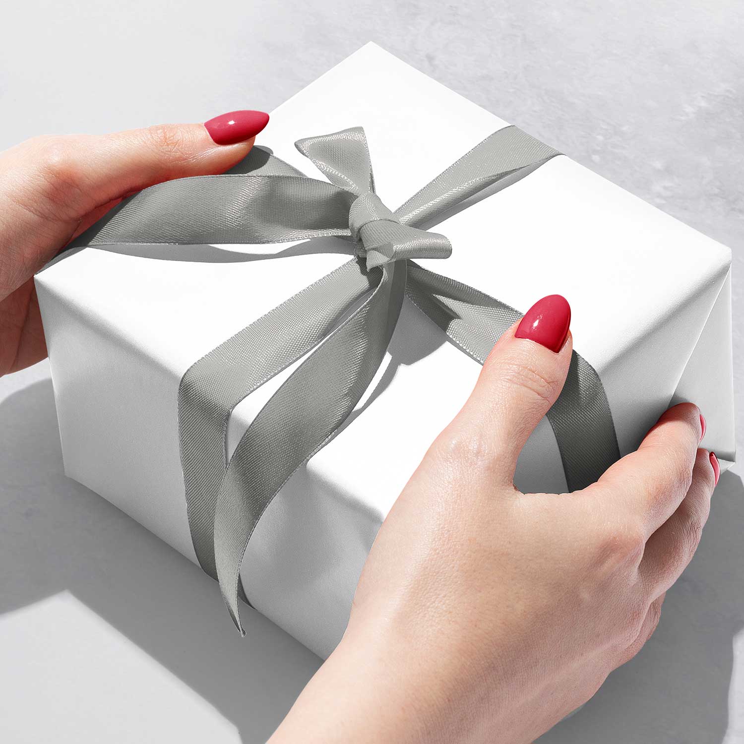 White Gift Example Plain White Gift Box