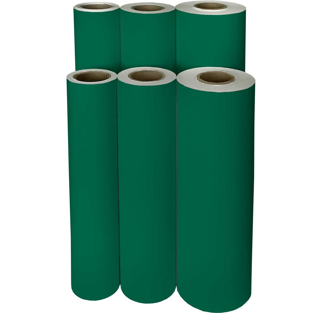 B925Mf Solid Hunter Green Gift Wrapping Paper Reams 