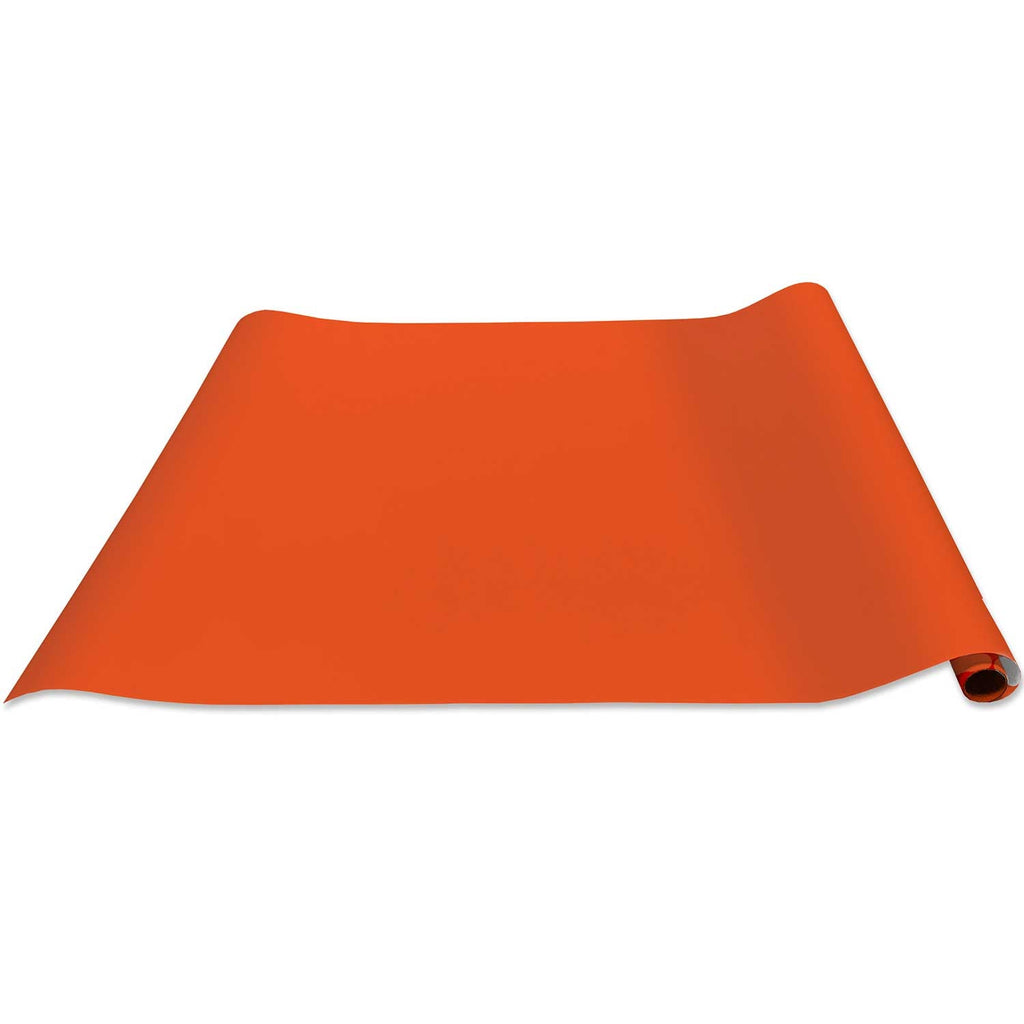 B927Md Solid Orange Gift Wrapping Paper Regular Roll 