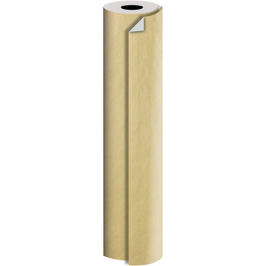B995Db Two Sided Gold Silver Kraft Gift Wrapping Paper Ream 