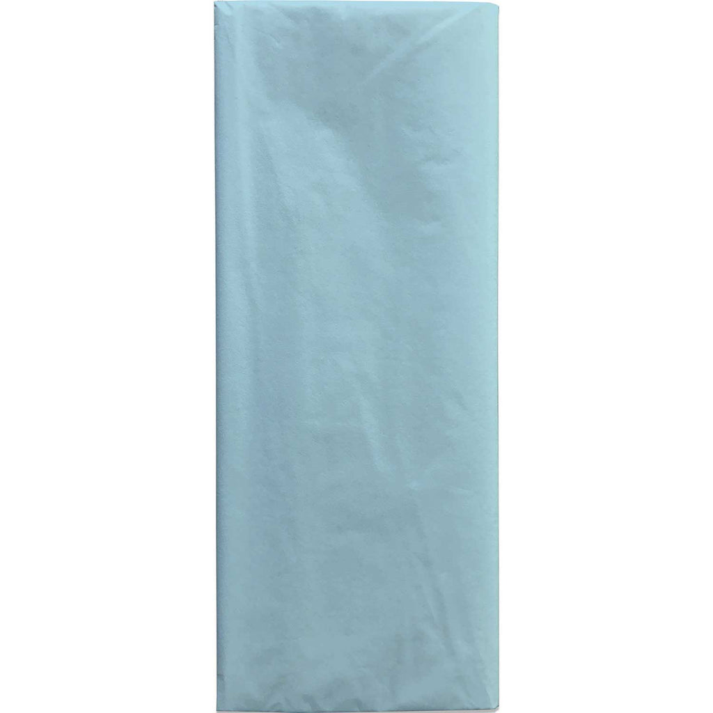 BFT01c Solid Color Pastel Blue Tissue Paper Folded Pack