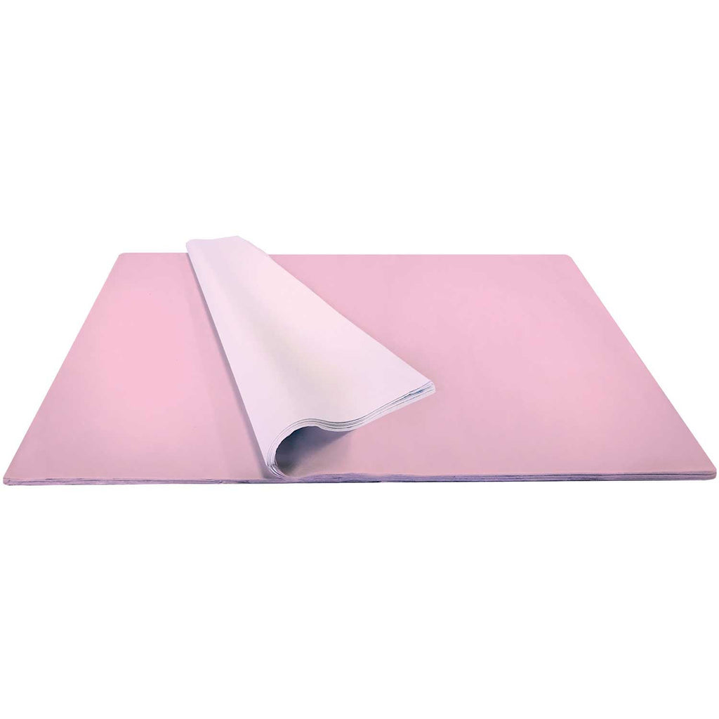 BFT02b Solid Color Pastel Pink Tissue Paper Bulk