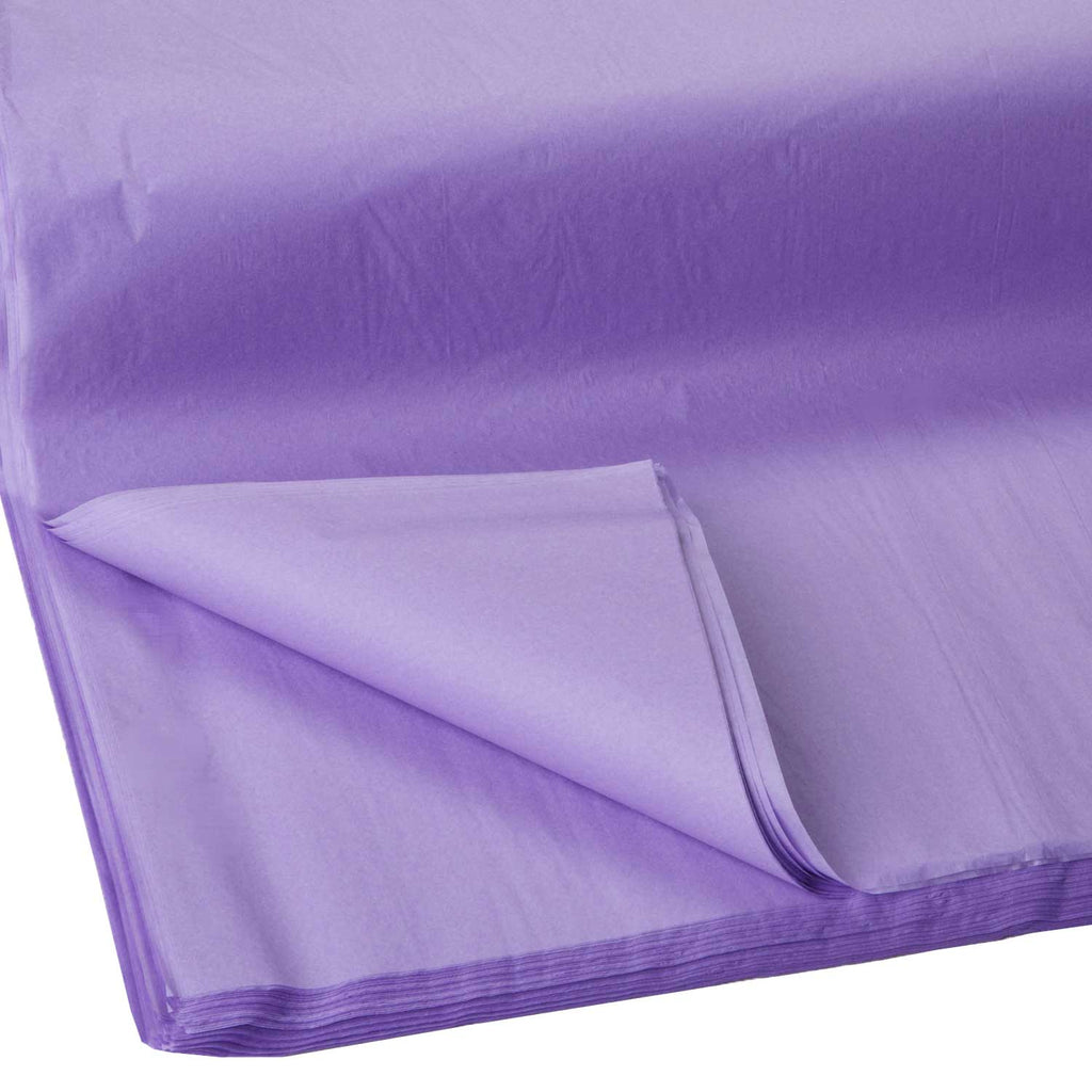 BFT04a Solid Color Lavender Tissue Paper Swatch