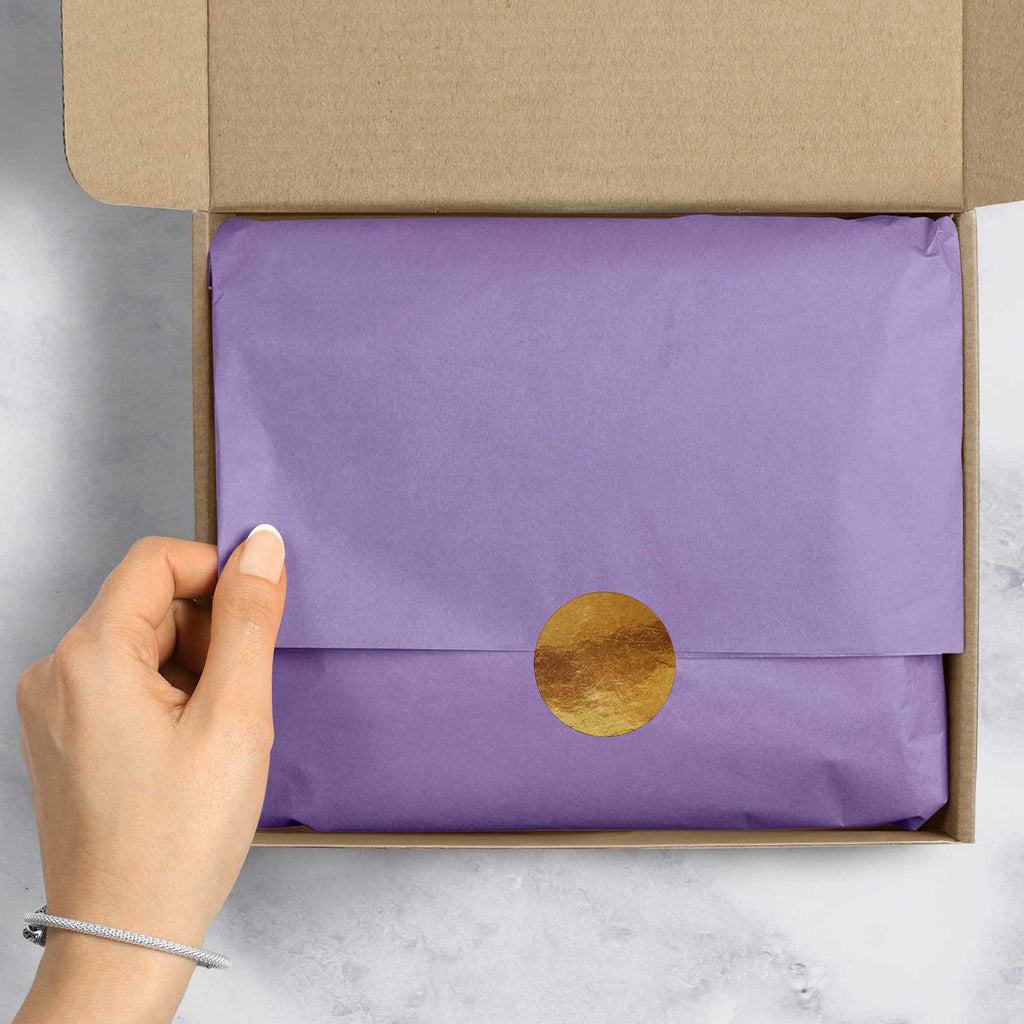 BFT04e Solid Color Lavender Tissue Paper Packaging