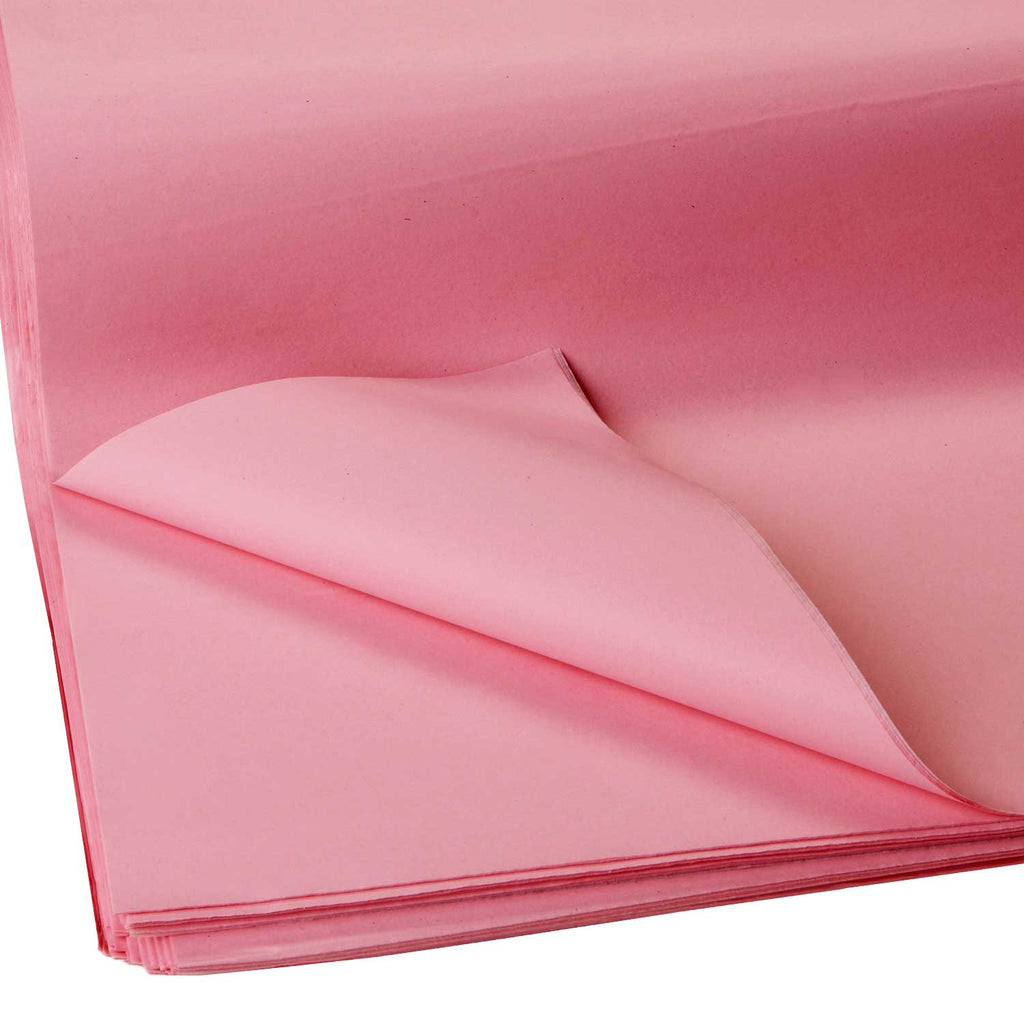 BFT06a Solid Color Pink Tissue Paper Swatch