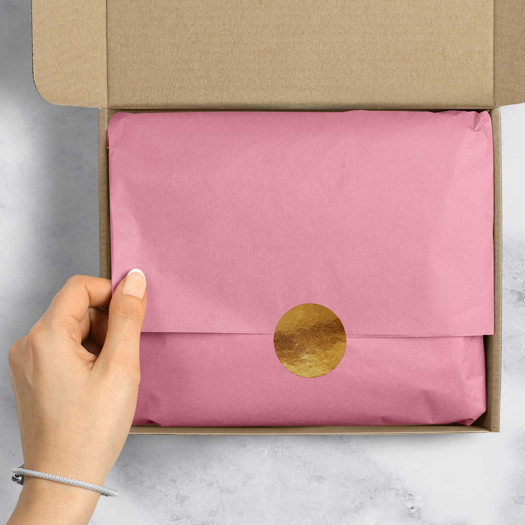 BFT06e Solid Color Pink Tissue Paper Packaging