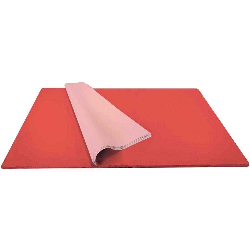 BFT09b Solid Color Red Tissue Paper Bulk
