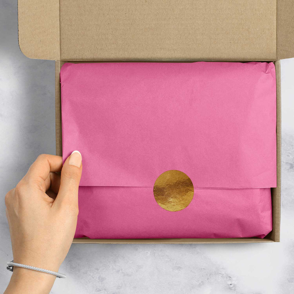 BFT10e Solid Color Magenta Tissue Paper Packaging