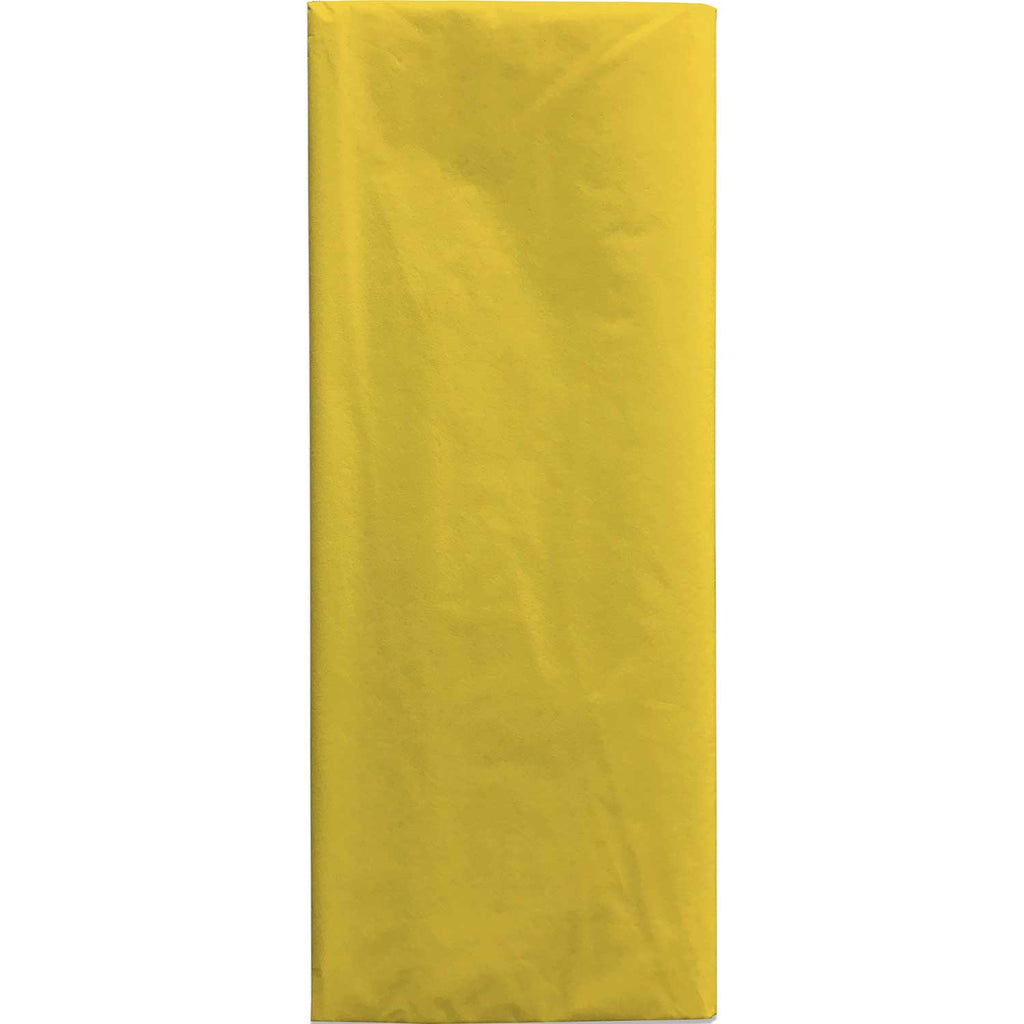 BFT12c Solid Color Yellow Tissue Paper Folded Pack