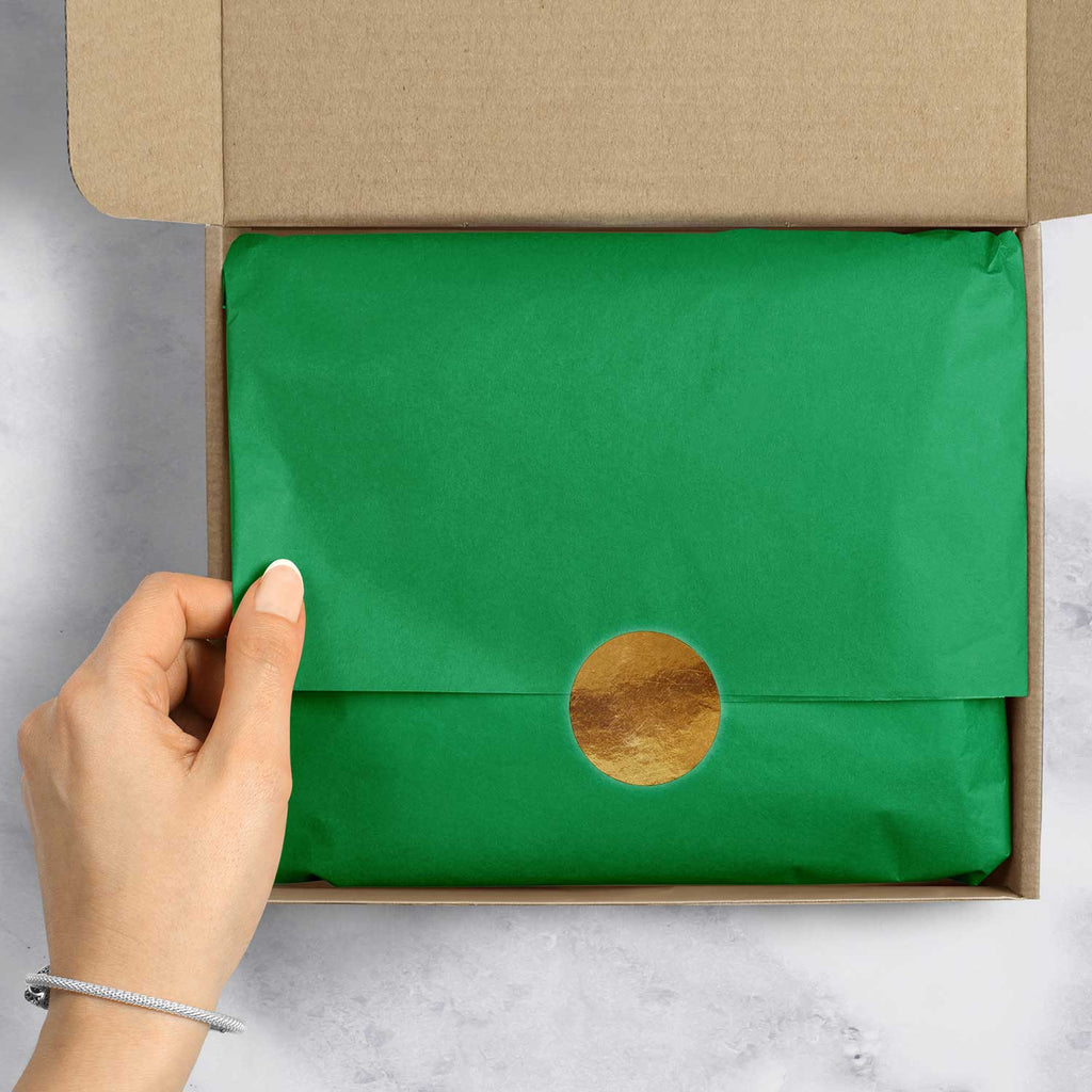 BFT13e Solid Color Green Tissue Paper Packaging