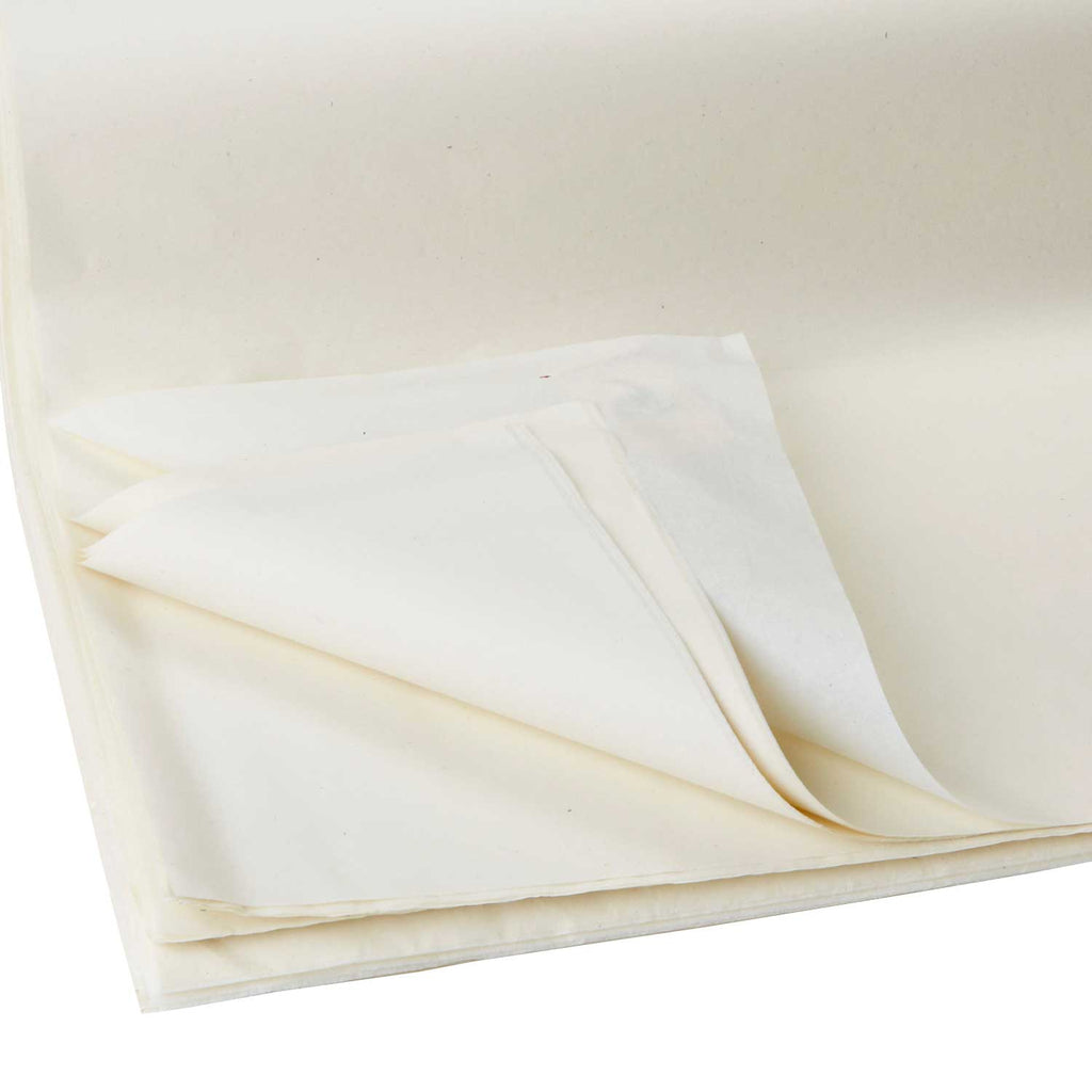 BFT19a Solid Color Ivory Tissue Paper Swatch