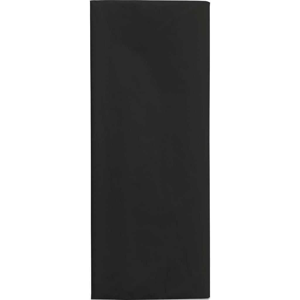 BFT21c Solid Color Black Tissue Paper Folded Pack