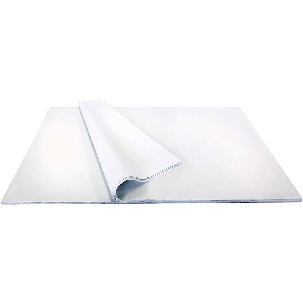 BFT24b Solid Color White Tissue Paper Bulk