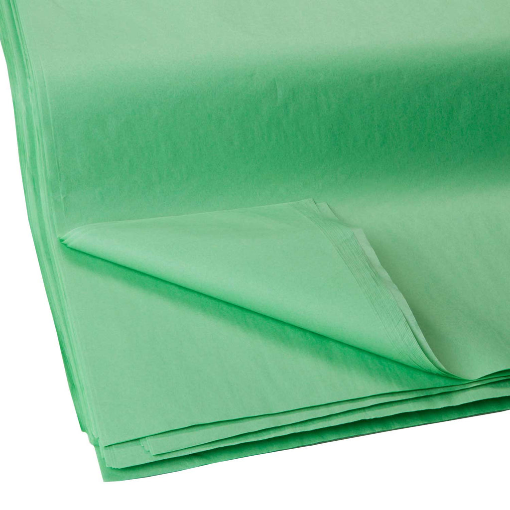 BFT35a Solid Color Apple Green Tissue Paper Swatch