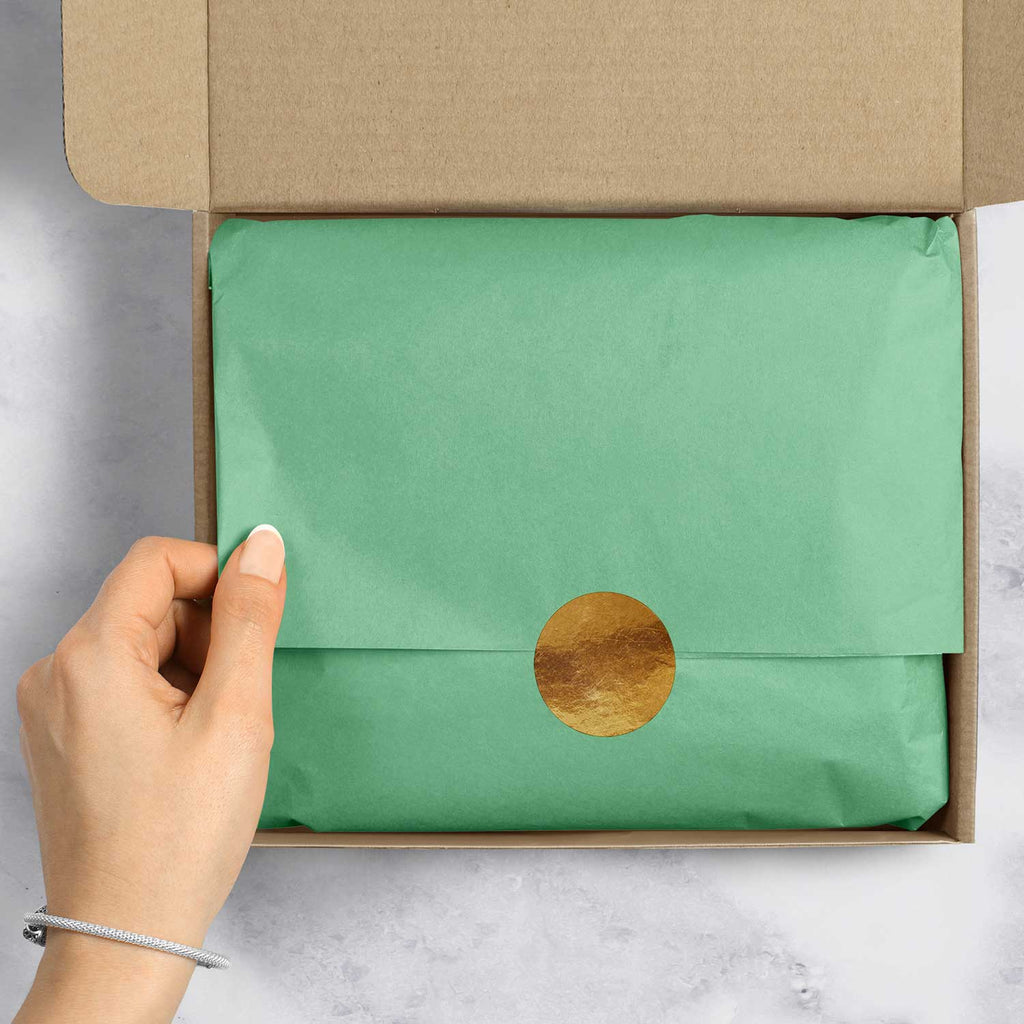BFT35e Solid Color Apple Green Tissue Paper Packaging