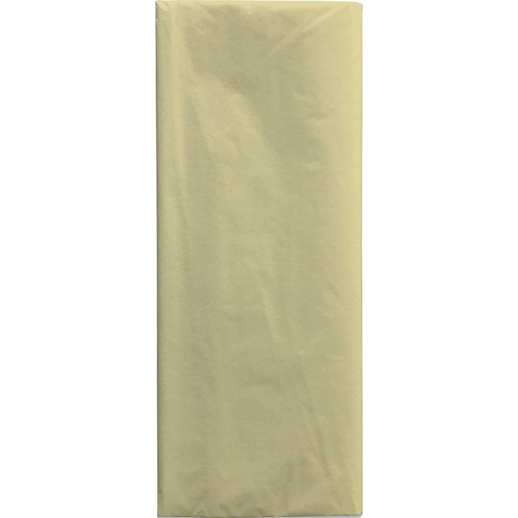 BFT43c Solid Color Pastel Yellow Tissue Paper Folded Pack