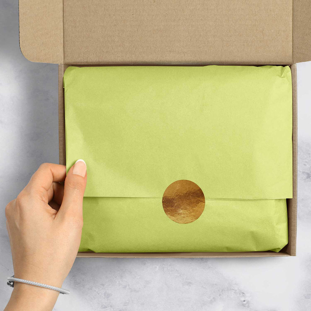 BFT49e Solid Color Neon Yellow Tissue Paper Packaging